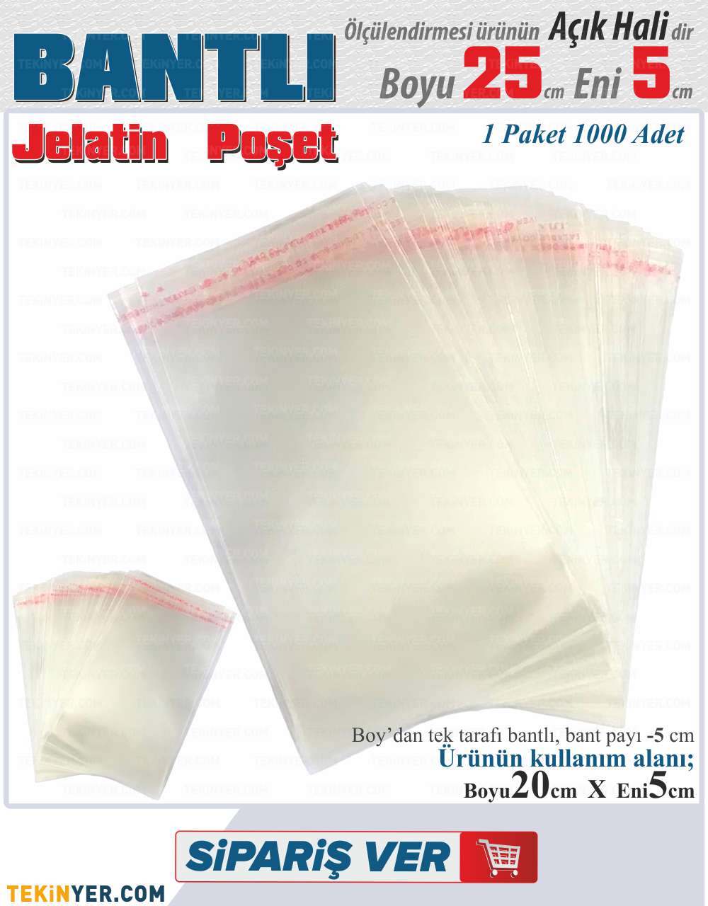 5x25 Bantlı Jelatin